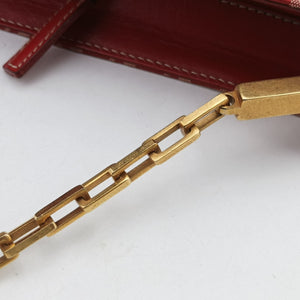 Pre-owned Fendi Zucchino Red canvas  handbag | stylenewstar