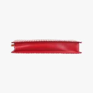 Pre-owned Fendi Zucchino Red canvas  handbag | stylenewstar