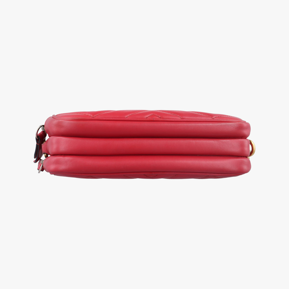 Secondhand Gucci GG Marmont Red Leather 546581 shoulderbag | stylenewstar