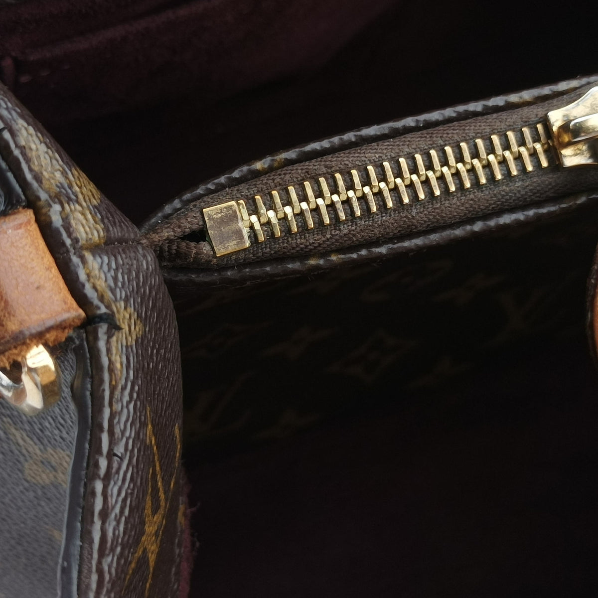 Pre-owned Louis Vuitton MONTAIGNE MM Brown Monogram Canvas M41056 shoulderbag | stylenewstar