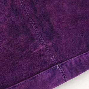 Pre-owned Fendi Baguette Purple suede 8BR638 handbag | stylenewstar