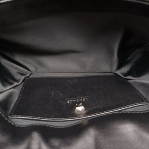Pre-owned VERSACE medusa Black Suede  shoulderbag | stylenewstar