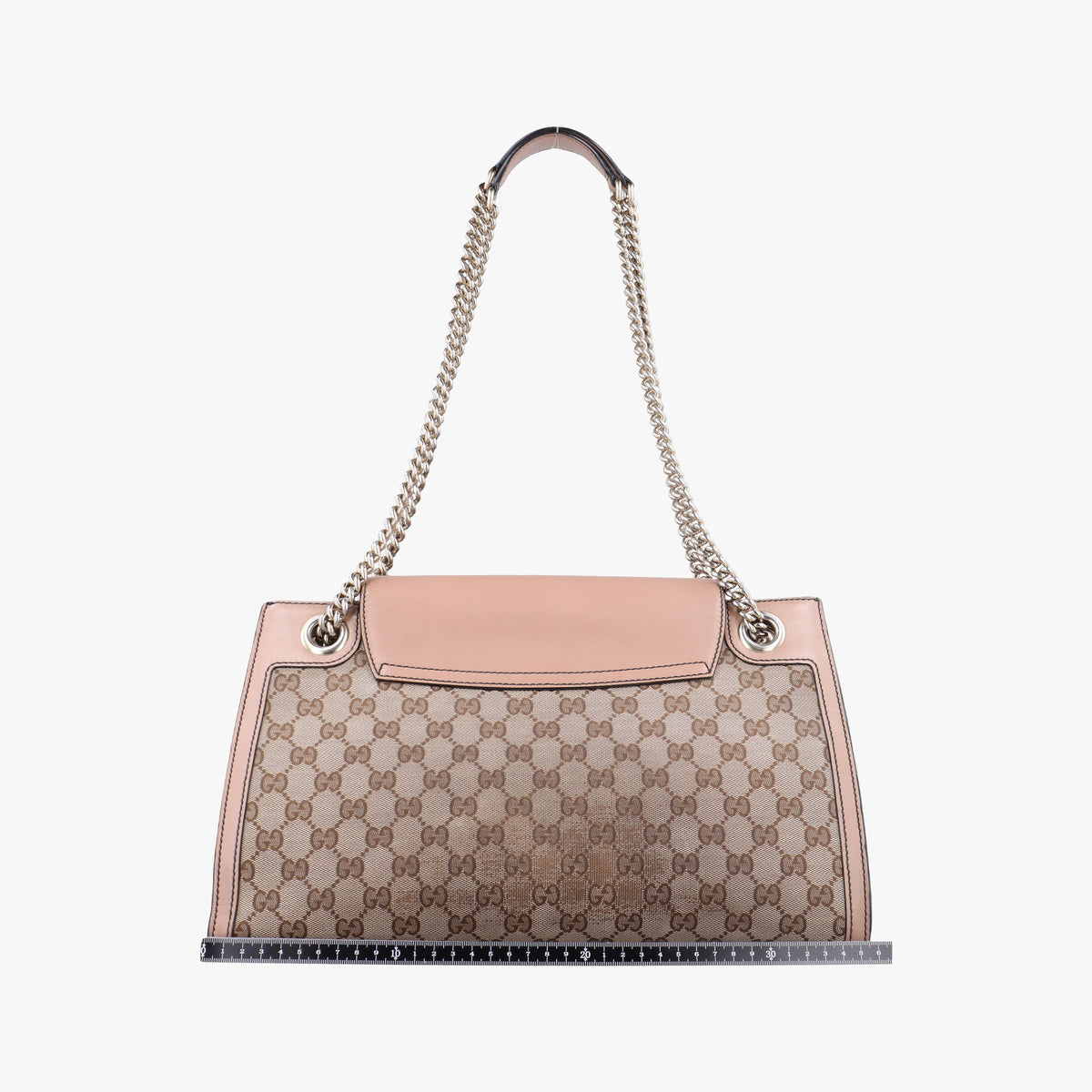 Pre-owned Gucci Emily Brown×Pink canvas×leather 295403 shoulderbag | stylenewstar