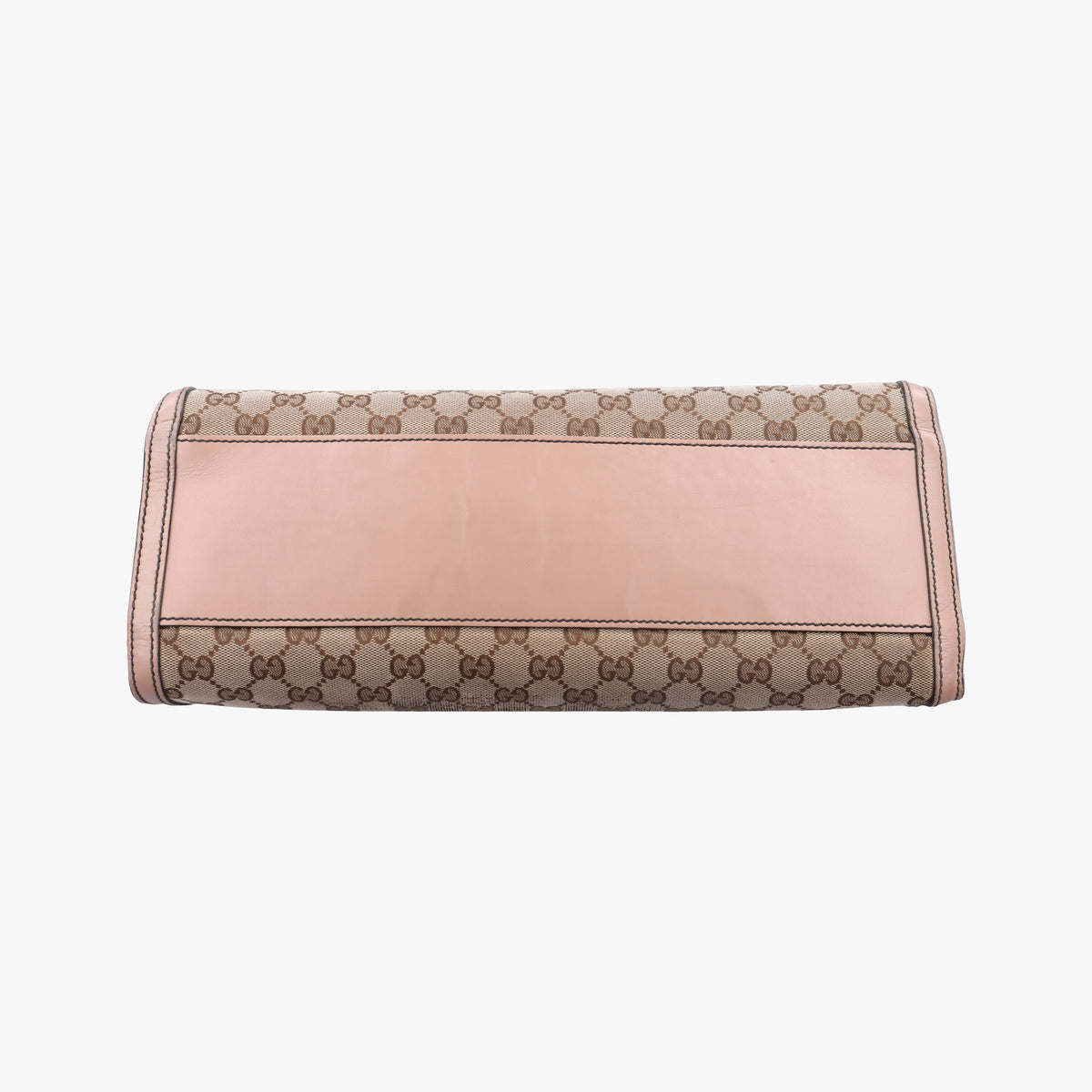 Pre-owned Gucci Emily Brown×Pink canvas×leather 295403 shoulderbag | stylenewstar