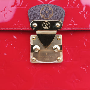 Pre-owned Louis Vuitton Spring street PM Scarlet Red Vernis×Epir×Monogram Canvas M90505 shoulderbag | stylenewstar