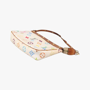 Secondhand Louis Vuitton Pochette Accessoires white Monogram Multicolor M92649 handbag | stylenewstar