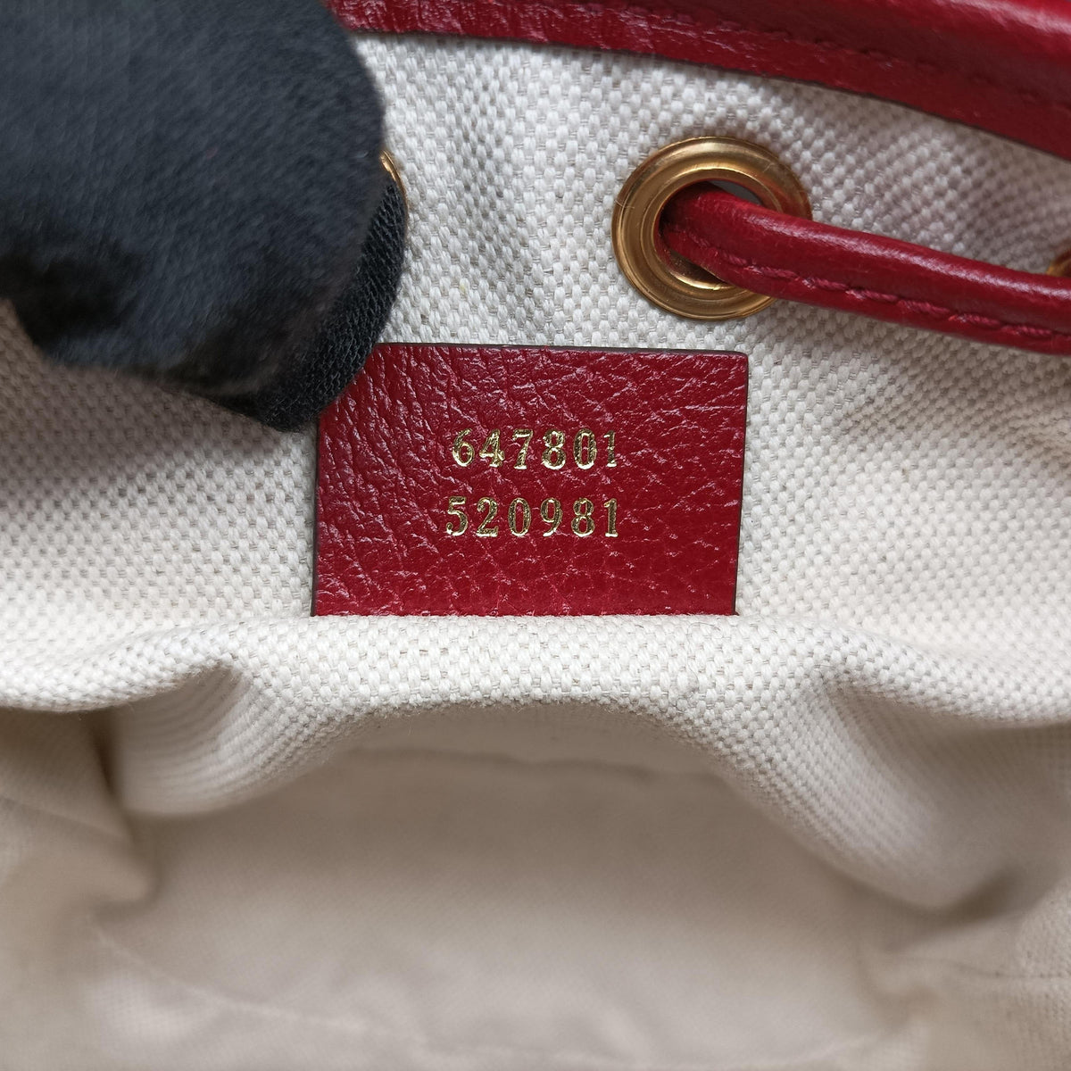 Secondhand Gucci Doraemon collaboration Beige×Bordeaux PVC coated canvas×leather 647801 shoulderbag | stylenewstar