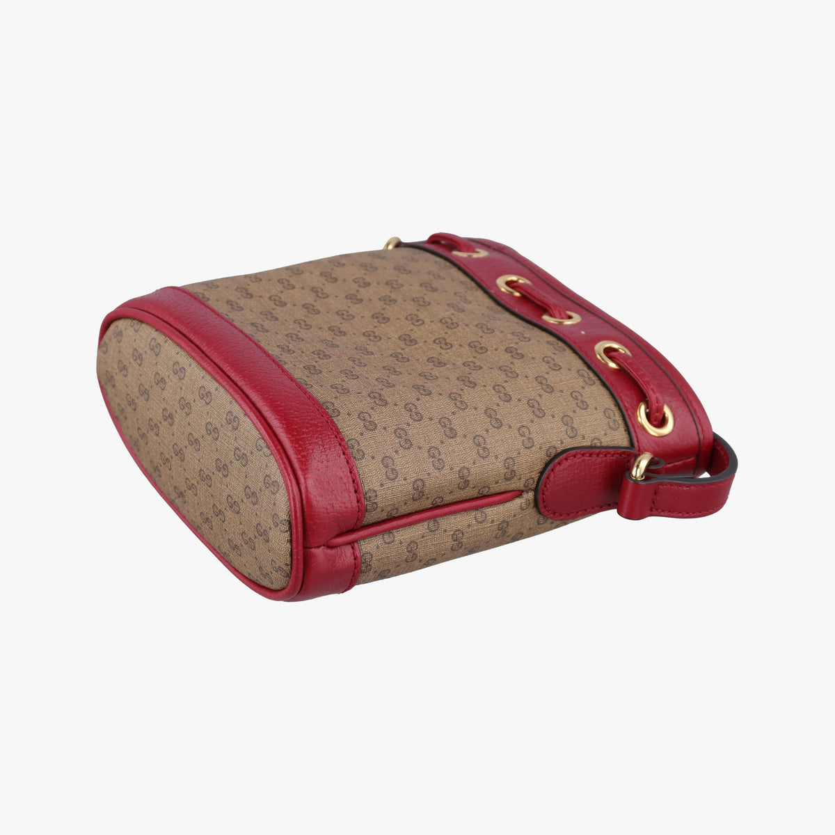 Secondhand Gucci Doraemon collaboration Beige×Bordeaux PVC coated canvas×leather 647801 shoulderbag | stylenewstar