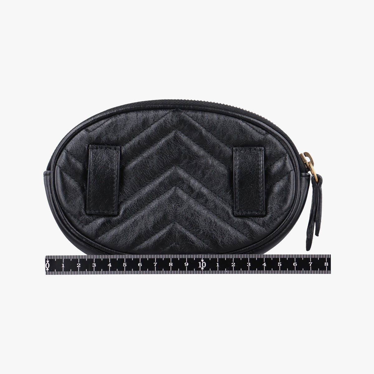 Secondhand Gucci GG Marmont Black Leather 524597 clutchbag | stylenewstar