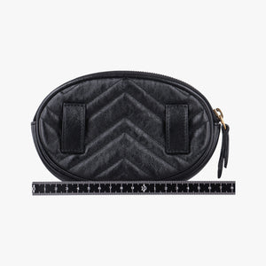 Secondhand Gucci GG Marmont Black Leather 524597 clutchbag | stylenewstar
