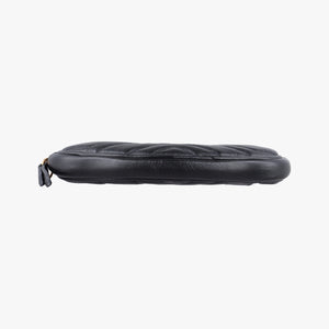 Secondhand Gucci GG Marmont Black Leather 524597 clutchbag | stylenewstar