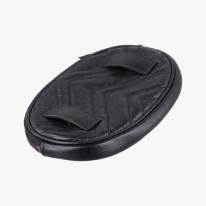 Secondhand Gucci GG Marmont Black Leather 524597 clutchbag | stylenewstar