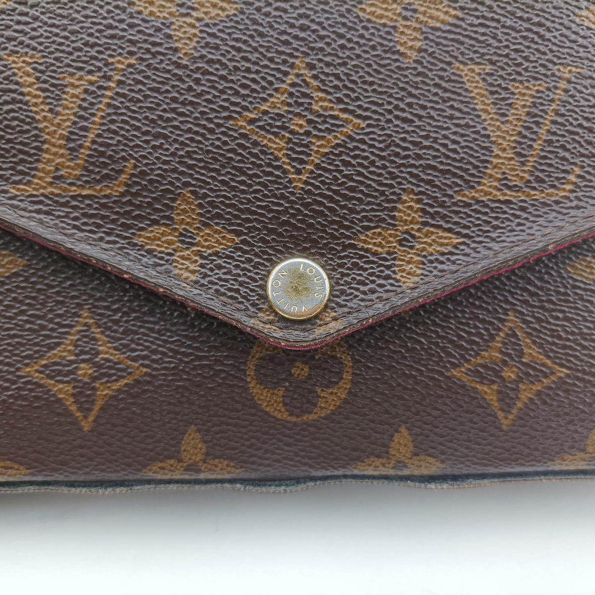 Pre-owned Louis Vuitton Pochette Felicie Brown Monogram Canvas M61276 shoulderbag | stylenewstar