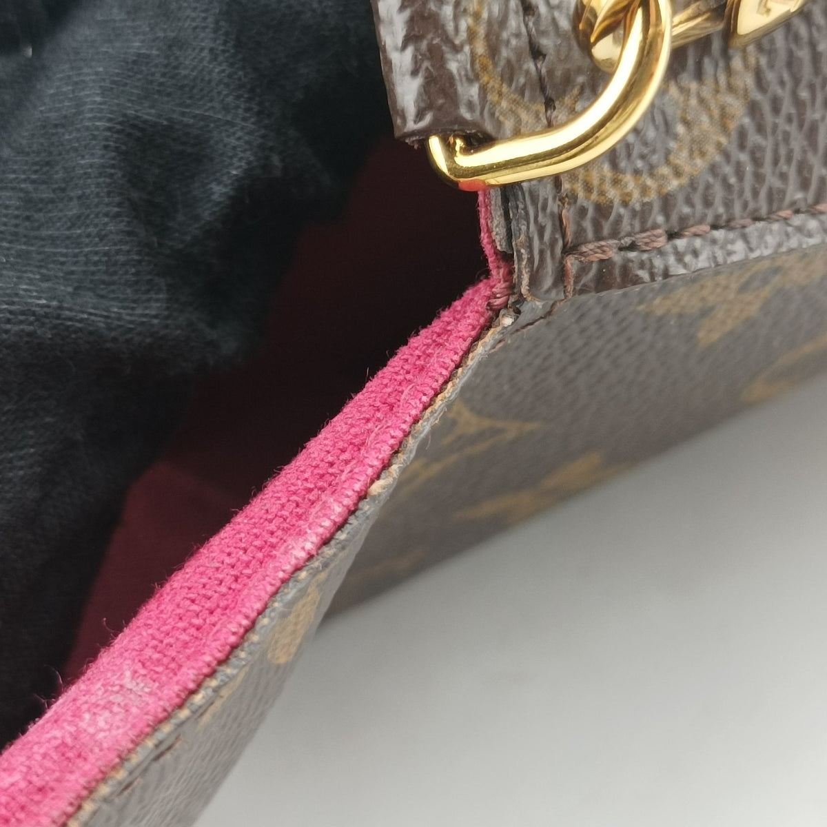 Pre-owned Louis Vuitton Pochette Felicie Brown Monogram Canvas M61276 shoulderbag | stylenewstar