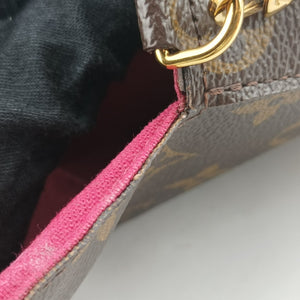 Pre-owned Louis Vuitton Pochette Felicie Brown Monogram Canvas M61276 shoulderbag | stylenewstar