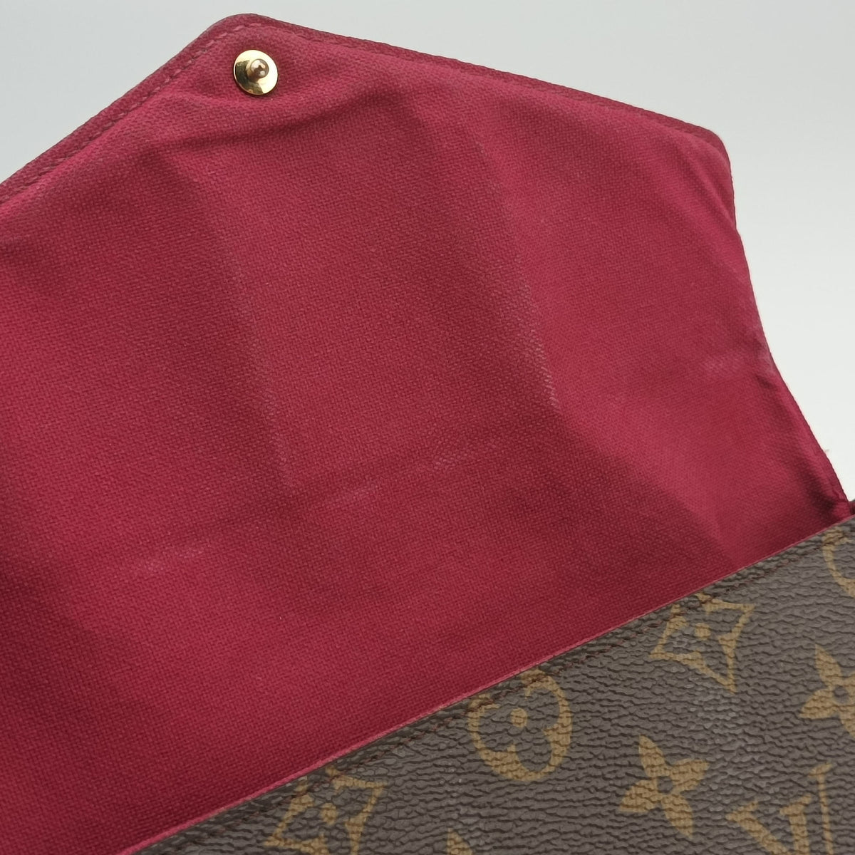 Pre-owned Louis Vuitton Pochette Felicie Brown Monogram Canvas M61276 shoulderbag | stylenewstar