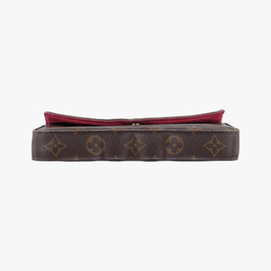 Pre-owned Louis Vuitton Pochette Felicie Brown Monogram Canvas M61276 shoulderbag | stylenewstar