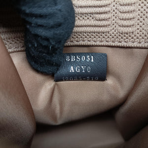 Pre-owned Fendi MINI SUNSHINE SHOPPER Brown canvas×Leather 8BS051 shoulderbag | stylenewstar