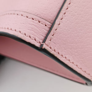 Pre-owned Gucci Diana Bamboo Mini Pink Leather 739079 shoulderbag | stylenewstar