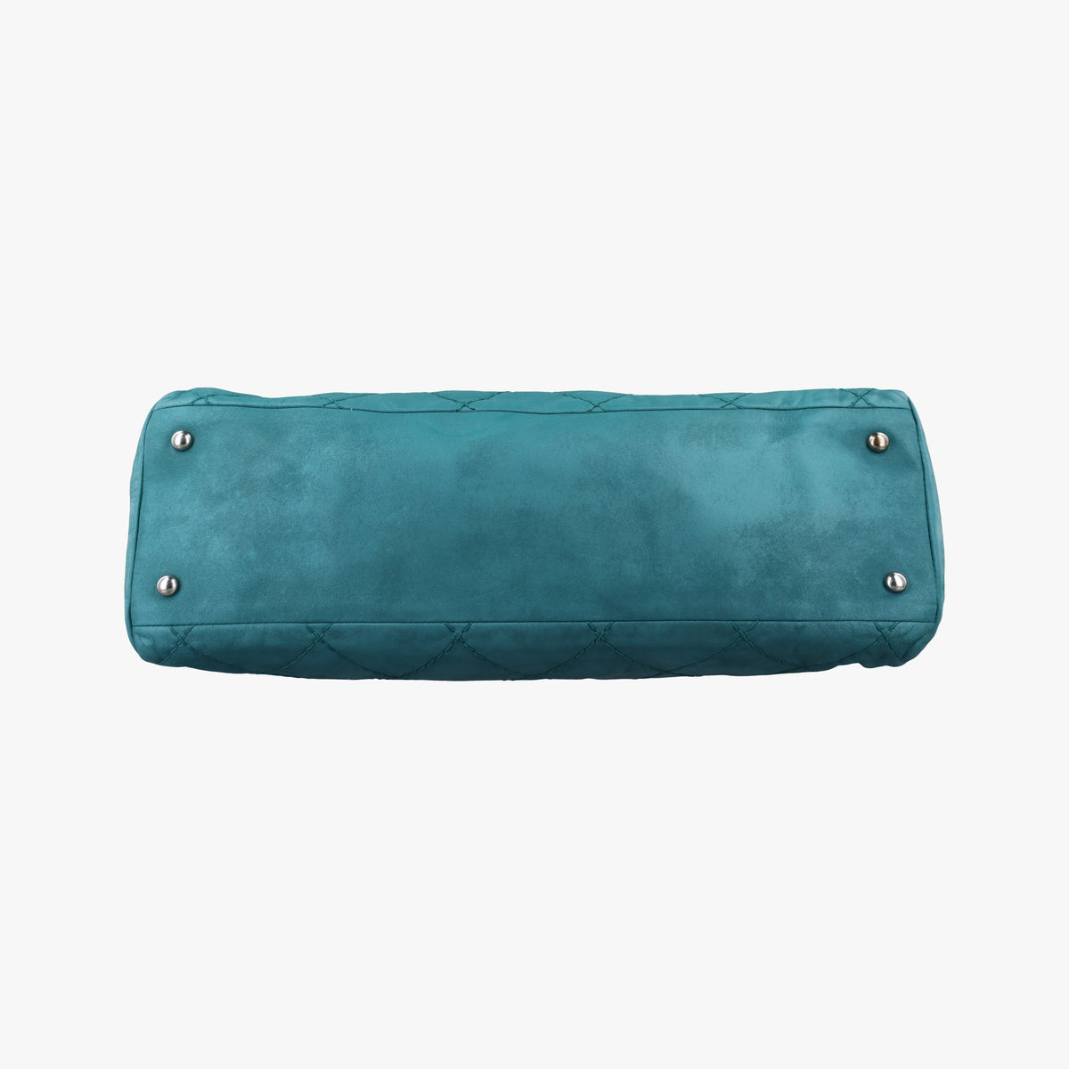 Vintage Chanel CC Soft Hobo Matelasse Blue Leather  handbag | stylenewstar