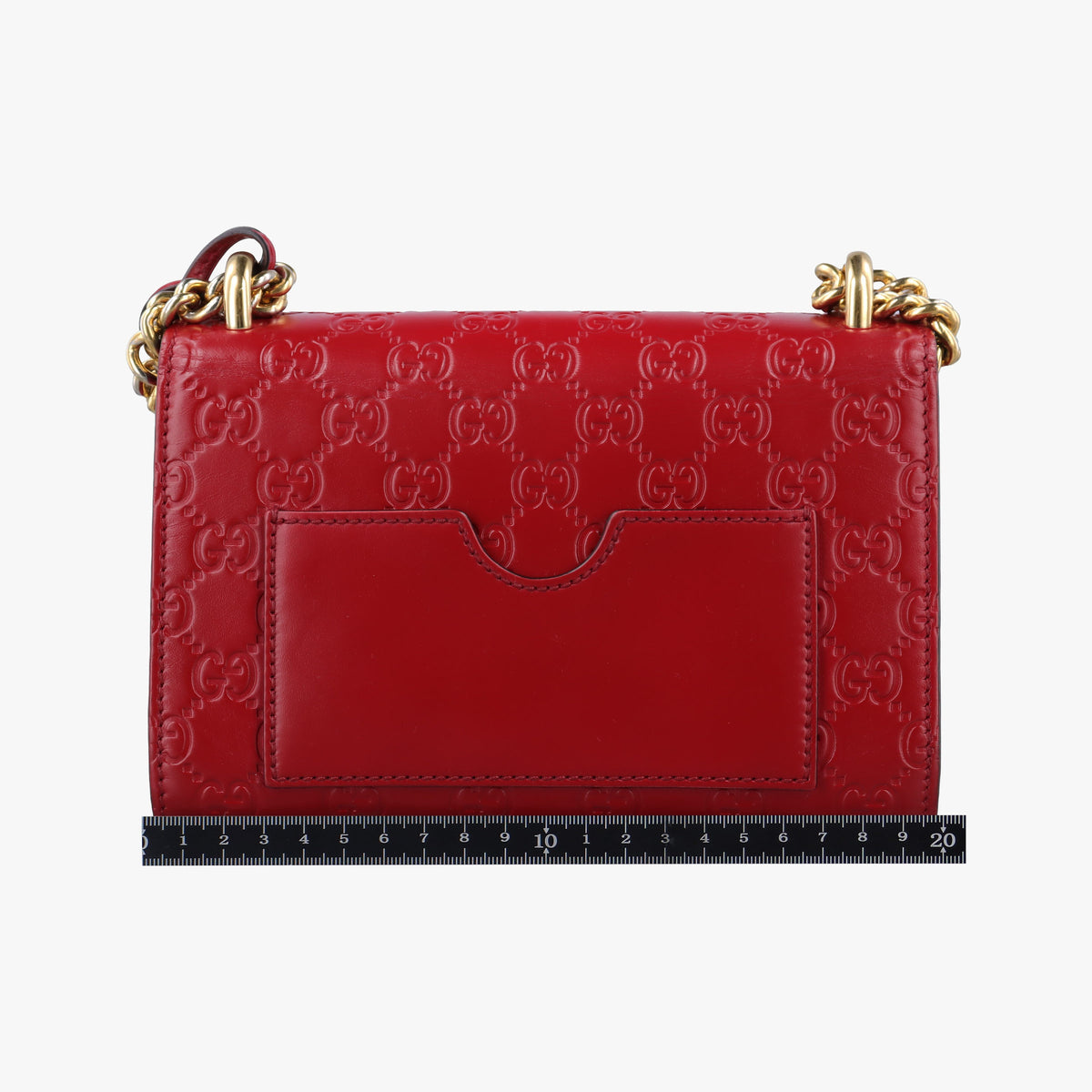 Pre-owned Gucci Padlock Red Leather 409487 shoulderbag | stylenewstar