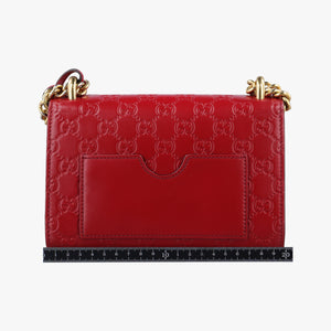 Pre-owned Gucci Padlock Red Leather 409487 shoulderbag | stylenewstar