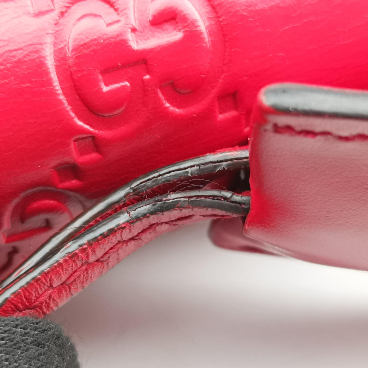 Pre-owned Gucci Padlock Red Leather 409487 shoulderbag | stylenewstar