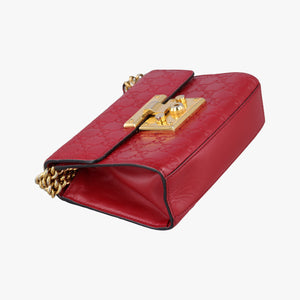 Pre-owned Gucci Padlock Red Leather 409487 shoulderbag | stylenewstar