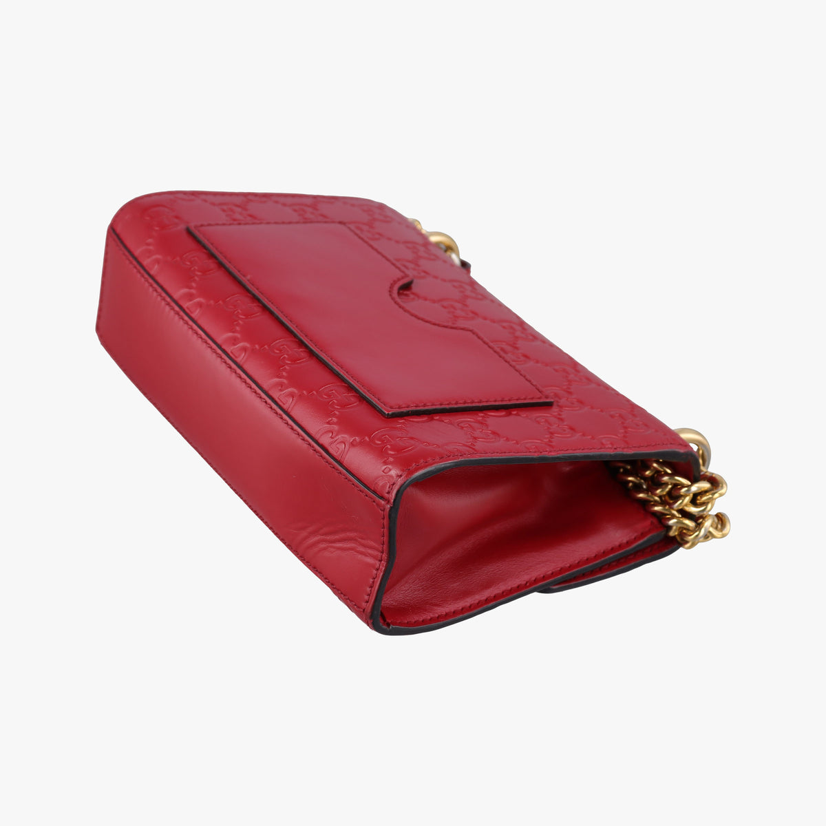Pre-owned Gucci Padlock Red Leather 409487 shoulderbag | stylenewstar