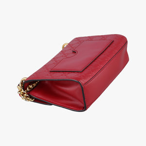 Pre-owned Gucci Padlock Red Leather 409487 shoulderbag | stylenewstar