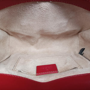 Pre-owned Gucci Padlock Red Leather 409487 shoulderbag | stylenewstar