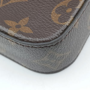 Pre-owned Louis Vuitton Multi Pochette Felicie Brown×KHAKI Monogram Canvas M80091 shoulderbag | stylenewstar