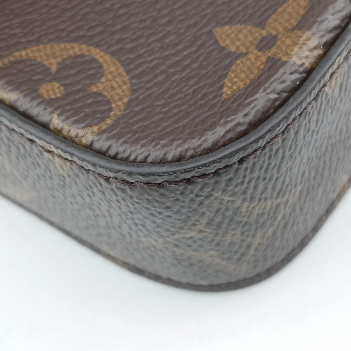 Pre-owned Louis Vuitton Multi Pochette Felicie Brown×KHAKI Monogram Canvas M80091 shoulderbag | stylenewstar