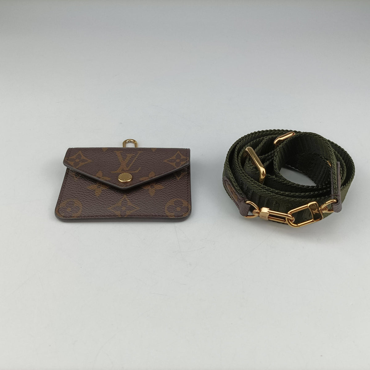 Pre-owned Louis Vuitton Multi Pochette Felicie Brown×KHAKI Monogram Canvas M80091 shoulderbag | stylenewstar