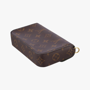 Pre-owned Louis Vuitton Multi Pochette Felicie Brown×KHAKI Monogram Canvas M80091 shoulderbag | stylenewstar