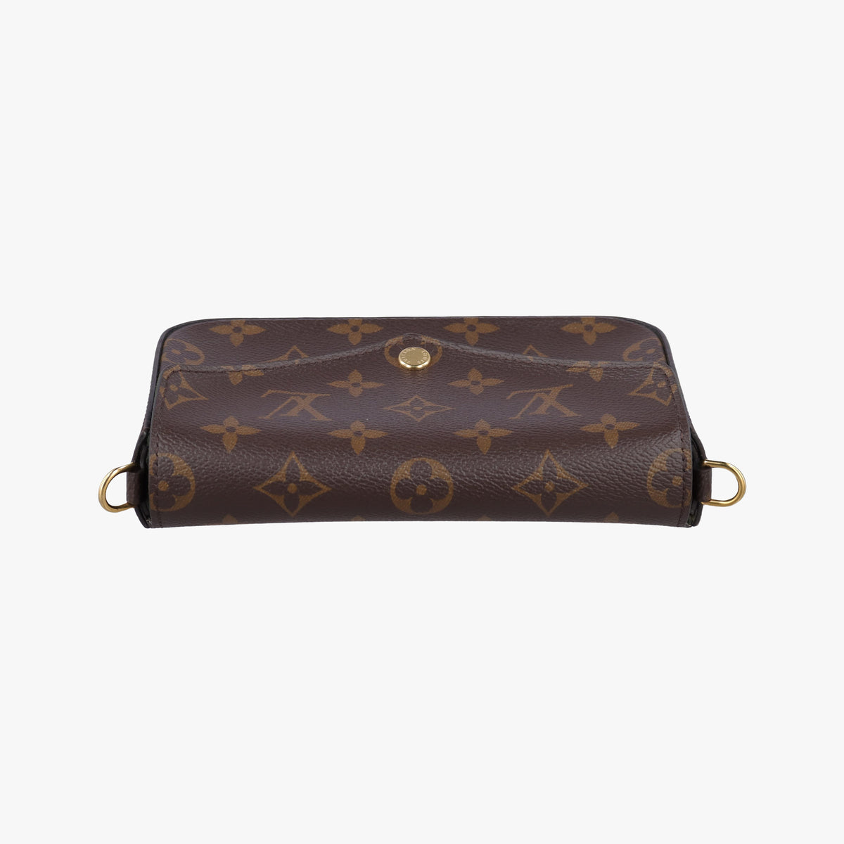 Pre-owned Louis Vuitton Multi Pochette Felicie Brown×KHAKI Monogram Canvas M80091 shoulderbag | stylenewstar