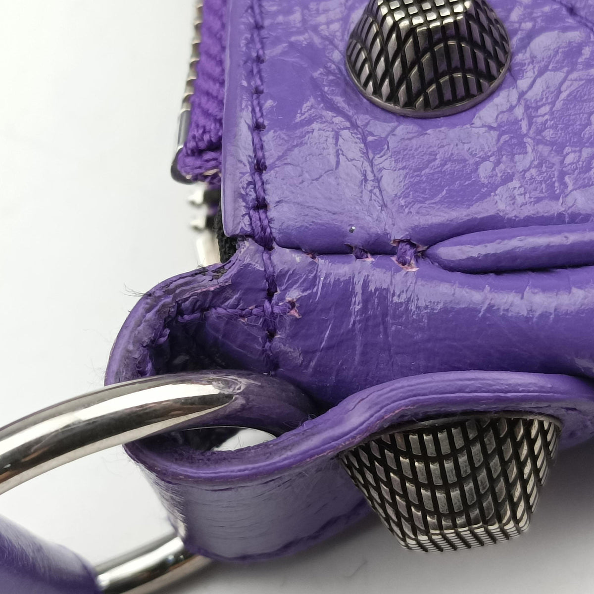 Vintage Balenciaga Le Cagole Purple cloth  shoulderbag | stylenewstar