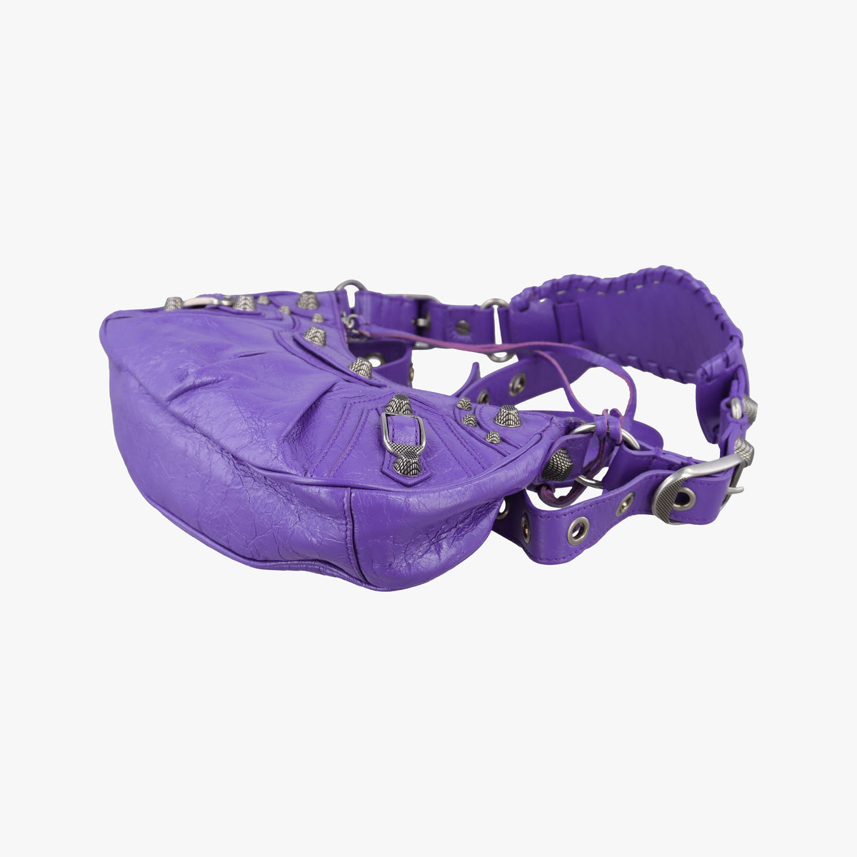 Vintage Balenciaga Le Cagole Purple cloth  shoulderbag | stylenewstar