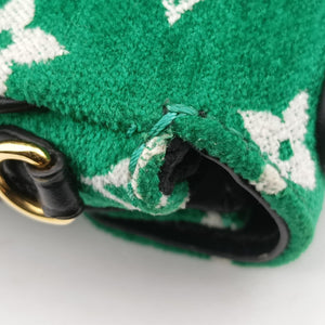 Pre-owned Louis Vuitton Monogram Micro Metis Green x Black x White Velvet M81494 shoulderbag | stylenewstar