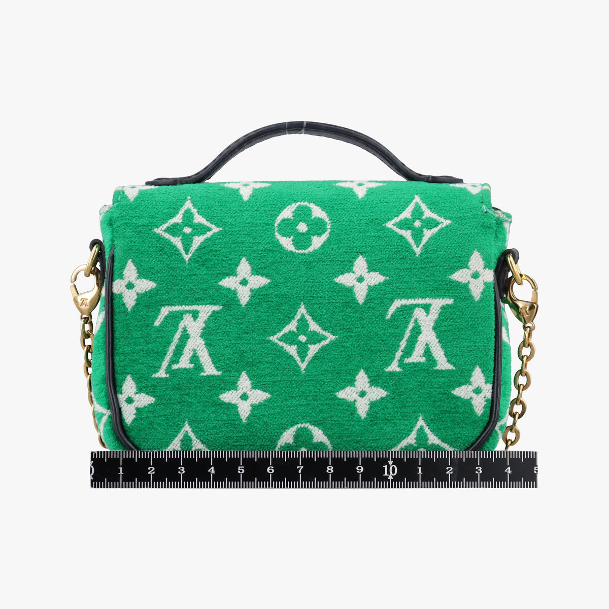 Pre-owned Louis Vuitton Monogram Micro Metis Green x Black x White Velvet M81494 shoulderbag | stylenewstar