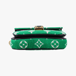 Pre-owned Louis Vuitton Monogram Micro Metis Green x Black x White Velvet M81494 shoulderbag | stylenewstar