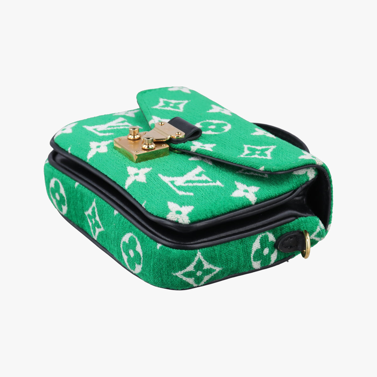 Pre-owned Louis Vuitton Monogram Micro Metis Green x Black x White Velvet M81494 shoulderbag | stylenewstar