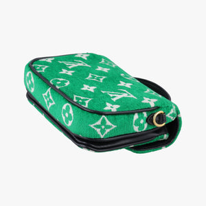 Pre-owned Louis Vuitton Monogram Micro Metis Green x Black x White Velvet M81494 shoulderbag | stylenewstar