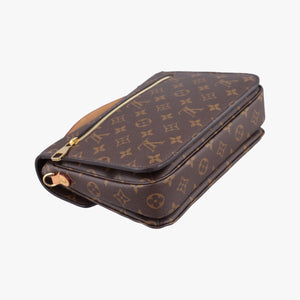 Pre-owned Louis Vuitton Pochette Metis MM Brown Monogram Canvas M44875 shoulderbag | stylenewstar