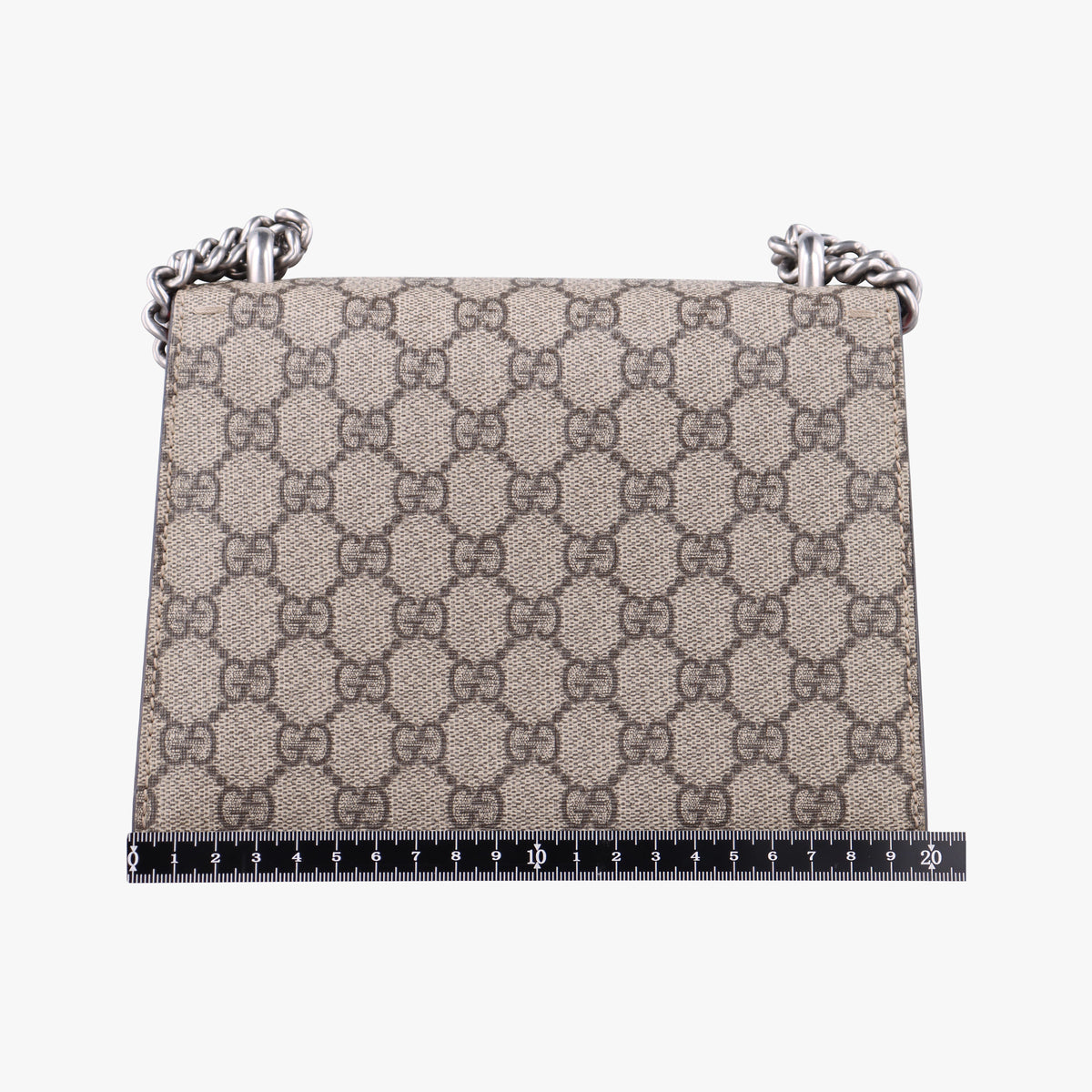 Pre-owned Gucci Dionysus beige×red PVC coated canvas × suede 421970 shoulderbag | stylenewstar
