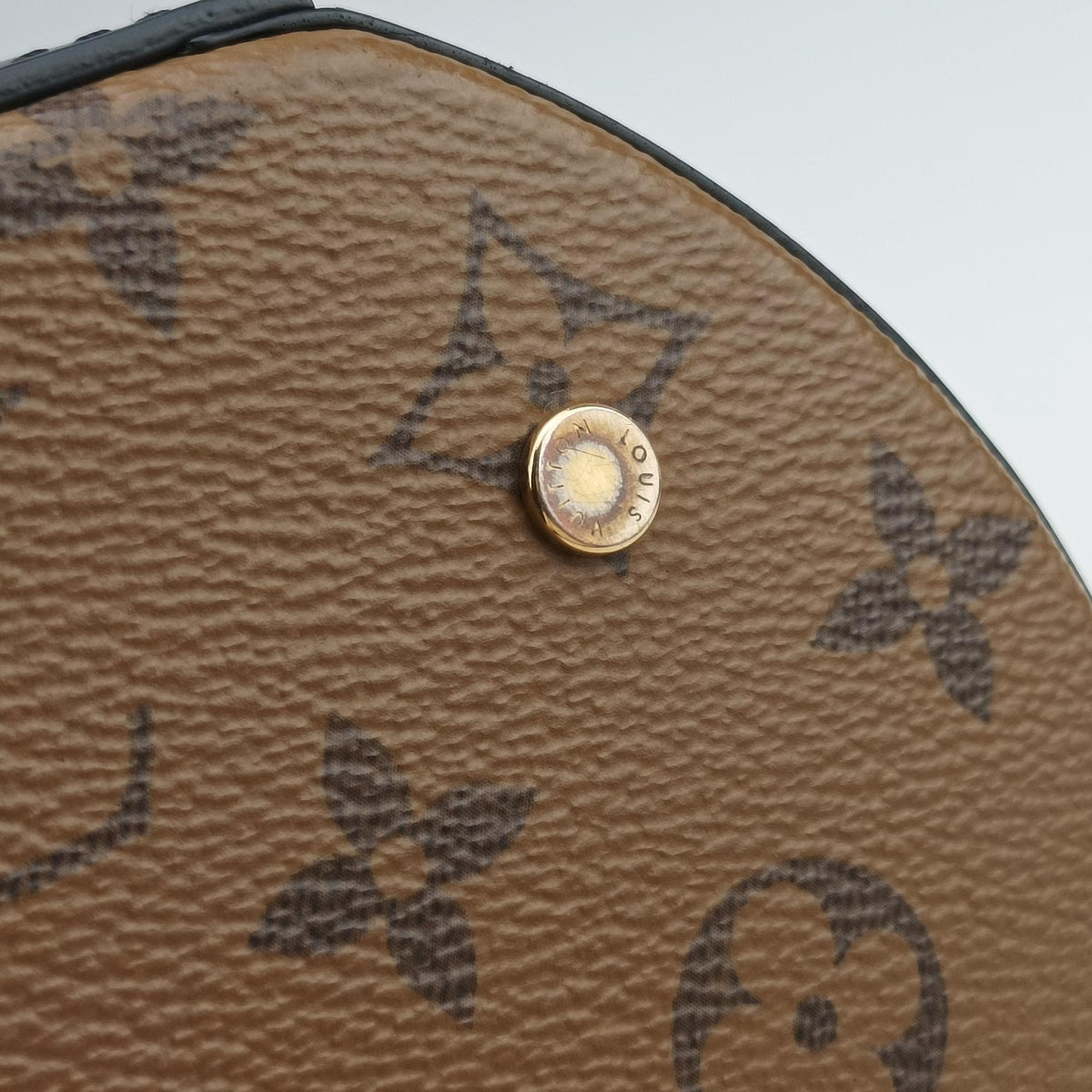 Pre-owned Louis Vuitton Cannes Brown × Black Monogram Reverse Giant M43986 shoulderbag | stylenewstar