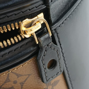 Pre-owned Louis Vuitton Cannes Brown × Black Monogram Reverse Giant M43986 shoulderbag | stylenewstar