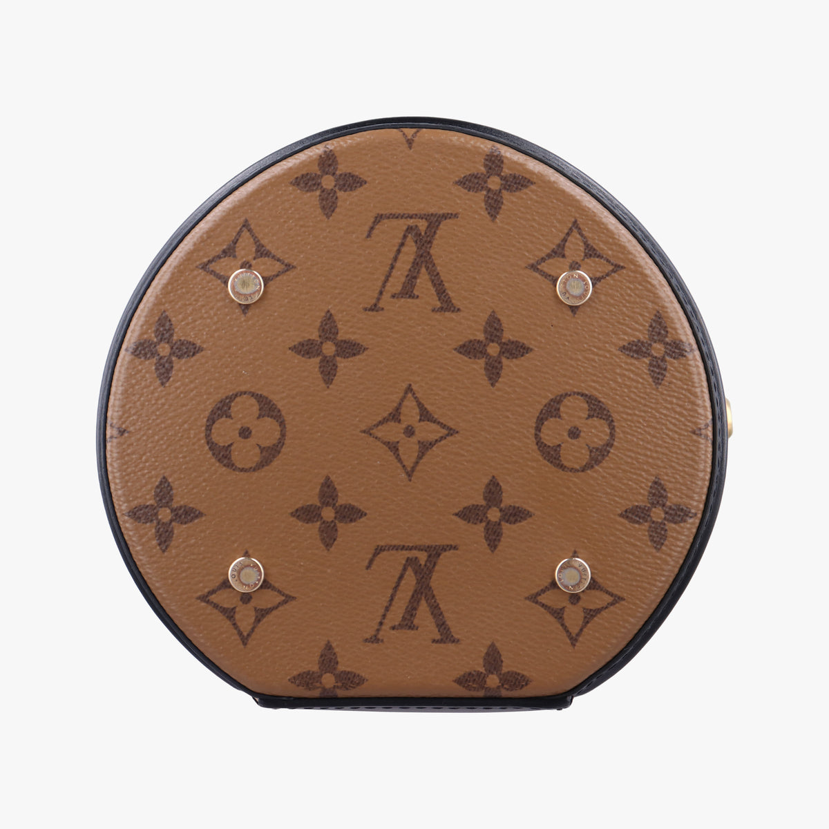 Pre-owned Louis Vuitton Cannes Brown × Black Monogram Reverse Giant M43986 shoulderbag | stylenewstar