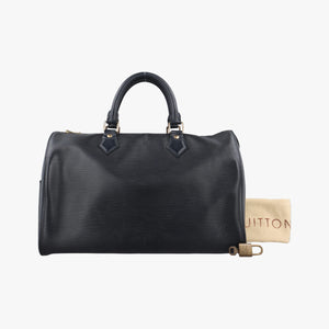 Pre-owned Louis Vuitton Speedy 30 noir epi M59022 handbag | stylenewstar