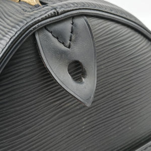 Pre-owned Louis Vuitton Speedy 30 noir epi M59022 handbag | stylenewstar